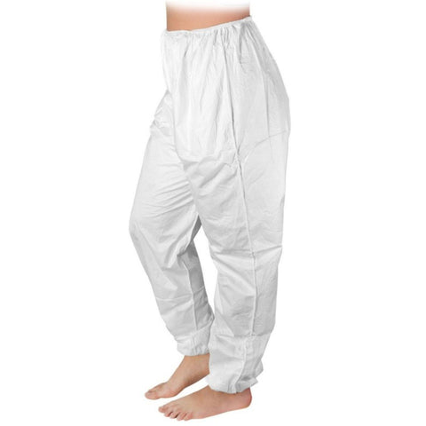 GUAM Hose für Fango Anwendungen waschbar wiederverwendbar Einheitsgröße Vliesstoff Zubehör für Algenfango Behandlungen Abbildung Seitenansicht hohe Taille elastische Bündchen. Naturpräparate Dieterich