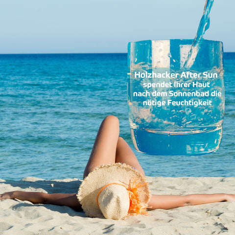 Holzhacker Johanniskrautöl After Sun spendet Ihrer Haut nach dem Sonnenbad die nötige Feuchtigkeit. | Naturpräparate Dieterich
