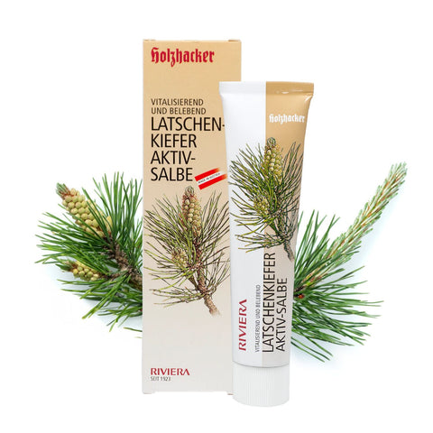 Holzhacker Latschenkiefer Aktiv-Salbe 75 ml Tube - vitalisierend und belebend | Naturpräparate Dieterich