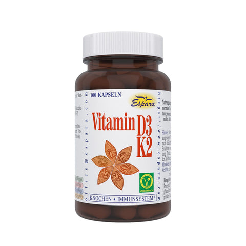 Espara Vitamin D3-K2 Kapseln 100 Ksp.