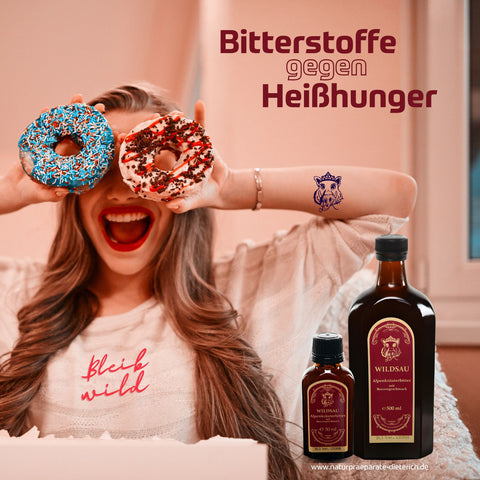 Wildsau Alpenkräuterbitter - Bitterstoffe gegen Heißhunger | Naturpräparate Dieterich