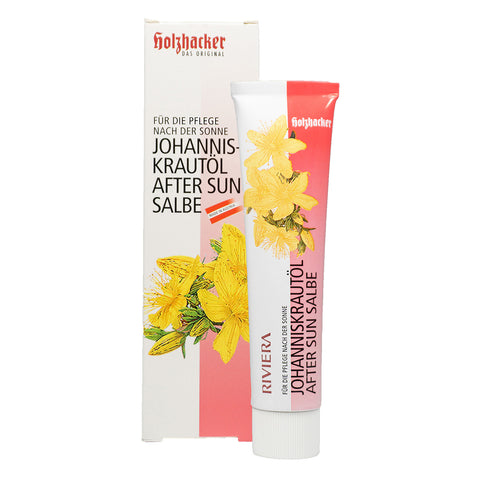 Holzhacker Johanniskrautöl After Sun Salbe 75 ml Tube mit Umkarton | Naturpräparate Dieterich