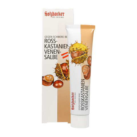 Holzhacker Rosskastanien Venensalbe 75 ml Tube mit Umkarton | Naturpräparate Dieterich