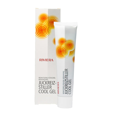 Riviera Juckreiz-Stiller Cool Gel in 35 ml Tube mit Umkarton - wohltuend, kühlend, beruhigend | Naturpräparate Dieterich