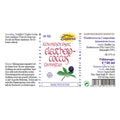 Espara Eleutherococcus Compositum Alchemistische Essenz 30 ml nach Paracelsus, Rücketikett mit Anwendung 2x täglich 15 Tropfen vor dem Essen, Zutatenliste mit Destillaten aus Eleutherococcus 35 Prozent, Cistus 35 Prozent, Andrographis 30 Prozent, Alkoholgehalt 16 Prozent, vegan, glutenfrei, lactosefrei, Hinweise zu ausgewogener Ernährung, Lagerung und Herstelleradresse, Produkt für Immunsystem und Abwehrkräfte. | Naturpräparate Dieterich