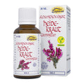 Espara Heidekraut Compositum Alchemistische Essenz 30 ml, alchemistische Kräuteressenz mit Destillaten aus Heidekraut, Wegwarte, Melisse, Liebstöckel und Borretsch, 16 % Alkohol, vegan, glutenfrei, lactosefrei, zur begleitenden Unterstützung von Abwehrkräften, Stoffwechsel und Milzenergie; braune Tropfflasche mit Faltschachtel und Heidekrautmotiv für Anwender im deutschsprachigen Raum. | Naturpräparate Dieterich