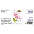 Espara Weinraute Compositum Alchemistische Essenz 30 ml, Rückseite des Etiketts mit Angaben zu Anwendung 2x täglich 15 Tropfen, Zutaten Weinraute, Ginseng, Kornblume, Buchweizen, 16 % Alkohol sowie Lager und Sicherheitshinweisen; Nahrungsergänzung zur ergänzenden Versorgung der Augen und Mikrogefäße für Anwender in Deutschland und Österreich. | Naturpräparate Dieterich