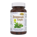 Espara Brennnessel-Komplex 60 Kapseln in brauner Dose mit weißem Deckel, Etikett mit Brennnesselpflanze, vegan Siegel und Hinweis auf Vitamin C sowie Pflanzenkraft; natürlicher Kräuterkomplex zur Unterstützung des Stoffwechsels, der Energieproduktion und des Immunsystems. | Naturpräparate Dieterich
