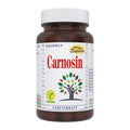 Espara Carnosin 40 Kapseln, veganes Carnosinpräparat im Braunglas mit deutlich sichtbarem Frontetikett und Symbolbaum für Lebensenergie; zeigt Produktvorteile wie L-Carnosin für Vitalität, Regeneration und antioxidative Unterstützung | Naturpräparate Dieterich