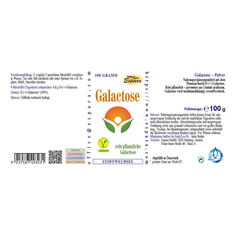 Espara Galactose Pulver 100 g