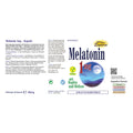 Etikett Espara Melatonin 1mg: 60 Kapseln mit Melatonin, Hopfen- und Melissenextrakt zur Verkürzung der Einschlafzeit. Angaben zu Dosierung (1 Kapsel vor dem Schlafengehen), Zutaten, Warnhinweisen, Vegan-Logo, Herstellerdaten und Nährwerthinweis. Unterstützt natürliche Schlafregulation und abendliche Entspannung. | Naturpräparate Dieterich