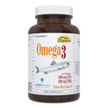 Espara Omega 3 180 Kapseln mit hochwertigem Golden Omega Fischöl aus nachhaltig zertifiziertem Anchovis, reich an 400 mg EPA und 300 mg DHA pro Tagesdosis zur Unterstützung von Herz Kreislauf Funktion, Gehirnleistung und entzündungsregulierenden Prozessen, sehr niedriger Totox Wert für maximale Reinheit, braune Glasflasche mit Fischgrafik und klarer Produktkennzeichnung sichtbar. | Naturpräparate Dieterich
