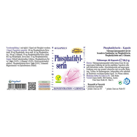 Espara Phosphatidylserin Kapseln 60 Kps.