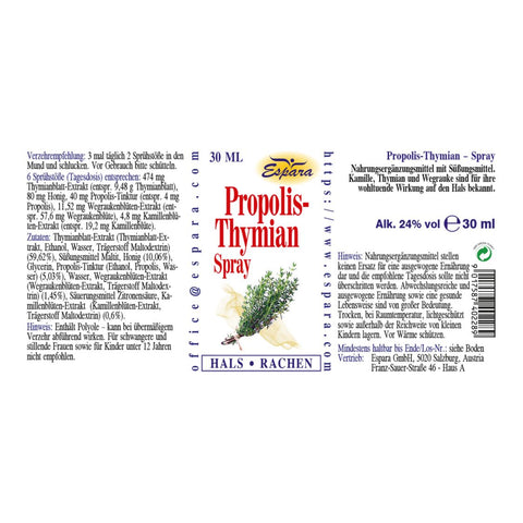 Espara Propolis-Thymian Spray 30 ml