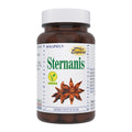 Espara Sternanis 60 Kapseln mit Extrakt aus Sternanisfrüchten zur Unterstützung von Atemwegen, Verdauung und antioxidativem Zellschutz, vegan, braune Glasflasche mit weißem Etikett, Abbildung von Sternanisfrüchten und Produktbezeichnung sichtbar, Nahrungsergänzung zur pflanzlichen Unterstützung des Immunsystems. | Naturpräparate Dieterich