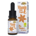 spara Vitamin E Tropfen vegan 15 ml pflanzliches Vitamin E als Antioxidans zur Unterstützung des Zellschutzes und Immunsystems; vegan, glutenfrei, laktosefrei, fructosefrei; darstellt Tropfenflasche mit Pipette und Verpackung mit Logo, Angabe 18 I.E. Vitamin E pro Tagesdosis und Vegan-Siegel; Produktabbildung Vorderseite. | Naturpräparate Dieterich