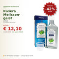 Riviera Melissengeist 250 ml Original mit Umkarton und Messbecher – Frühjahrsaktion 2026, jetzt für 12,10 € statt 20,99 € (-42 %), nur 89 Flaschen verfügbar