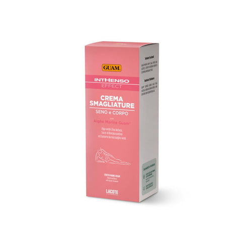 Faltschachtel GUAM Inthenso Effect Creme gegen Dehnungsstreifen für Brust und Körper 150 ml | Naturpräparate Dieterich
