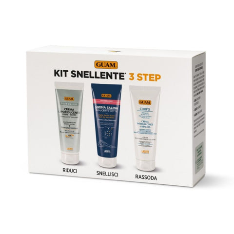 GUAM 3-Schritte Körperpflege-Set straffend, definierte Silhouette 3 x 75ml