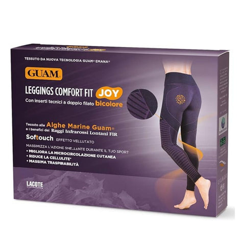 GUAM Leggins Comfort Fit Pflaume | Lila Größe S/M (38/40)