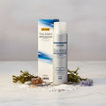 GUAM Talasso Hydromassage Meeresbad 250 ml Flasche mit Umverpackung, nicht schäumender Badezusatz mit Meeresalgen für Whirlpool und Badewanne abgebildet mit Algen, Salz und Blüten | Naturpräparate Dieterich