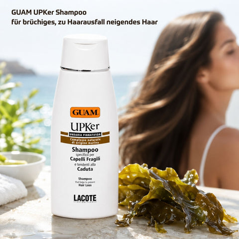 GUAM UPKer Shampoo für brüchiges, zu Haarausfall neigendes Haar 200 ml