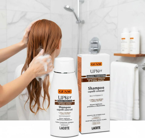 GUAM UPKer Shampoo für gefärbtes Haar und Strähnen 200 ml