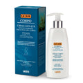 GUAM CORPO glättende Anti-Aging Intensivcreme 200 ml mit GUAM Algenextrakt – antioxidative Pflege zur Hautstraffung und Glättung. Ansicht Creme-Spender und Karton. Naturpräparate Dieterich