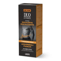 GUAM DUO UOMO stark fettreduzierende und straffende Creme für den Mann 200 ml , Körpercreme mit Wärmeeffekt und Mikroalgen, definiert Bauch und Hüften, reduziert Fettdepots gezielt, Verpackung in Schwarz/Orange mit Markenlogo. Naturpräparate Dieterich