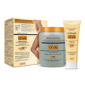 Produktfoto der GUAM Kurpackung klassisch FIR mit 1 kg „GUAM Algenfango klassisch FIR und 200 ml GUAM hautstraffende Fango-Gel-Creme FIR – Anti-Cellulite Algenfango-Set für straffere Haut, wirkt Cellulite, Fettpölsterchen  und Hautalterung entgegen.
Naturpräparate Dieterich