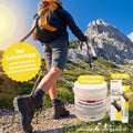 Holzhacker Hirschtalcreme - der Geheimtipp, wenn Schuhe und Sportbekleidung reiben und wund scheuern. Erhältlich als 75 ml Tube, 500 ml und 1000 ml Dose - Naturpräparate Dieterich
