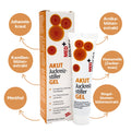 Riviera MED+ Akut Juckreizstiller Gel in 35 ml Tube -  Inhaltsstoffe: Johanniskraut, Kamillenblütenextrakt, Menthol, Arnikablütenextrakt, Hamamelis (Zaubernuss), Ringelblumenblütenextrakt | Naturpräparate Dieterich 