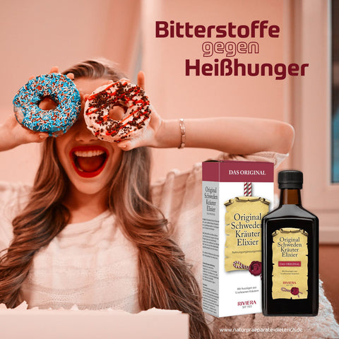 Original Schweden Kräuter Elixier -Bitterstoffe gegen Heißhunger. Verdauung & Gewicht: regen Produktion von Verdauungssäften an, unterstützen Leber & Galle, verbessern Fettverdauung, natürliche Essbremse uvm. | Naturpräparate Dieterich