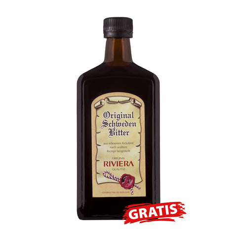 Original Riviera Schwedenbitter 250ml Flasche gratis im Set | Naturpräparate Dieterich