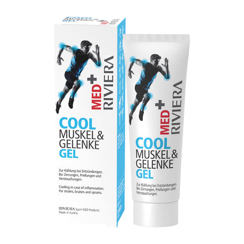 Riviera MED+ COOL Muskel & Gelenke Gel in 25 ml Tube mit Umkarton | Naturpräparate Dieterich