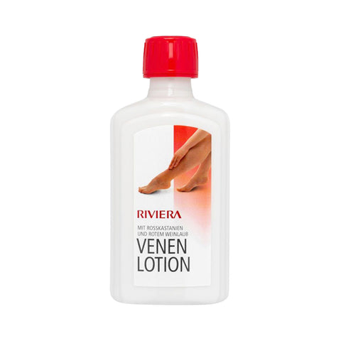 Riviera Venenlotion mit Rosskastanien und rotem Weinlaub, 250 ml Kunststoff-Flasche | Naturpräparate Dieterich